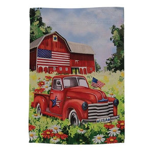 USA Truck & Barn Garden Flag