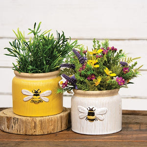 Ceramic Bee Crock