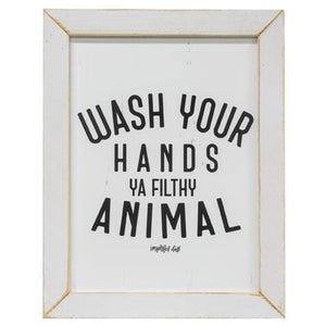 Wash Your Hands Framed Print