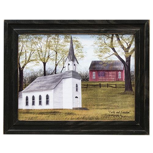 Faith & Freedom Framed Print