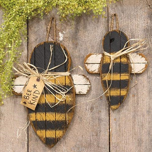 Hanging Lath "Bee Kind" Bee